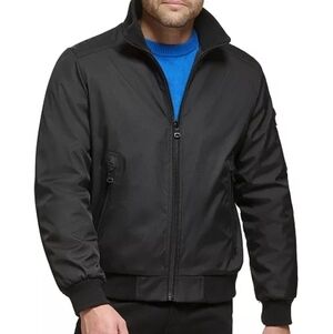 Men's Black Bomber Jacket Size M